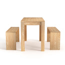 Livingandhome Compact 3-Piece Dining Room Set