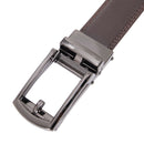 Modishion Adjustable Leather Ratchet Belt With Automatic Buckle