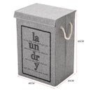 Lifeideas Foldable Home Laundry Baskets Laundry Hamper with Lid and Rope Handles