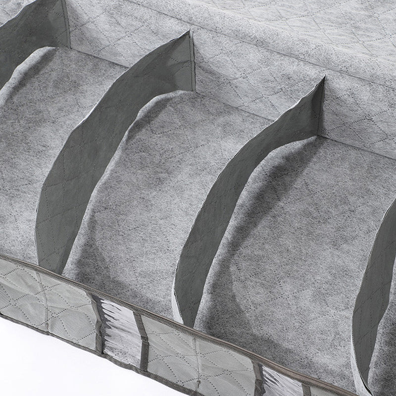 Lifeideas Non-Woven Fabric Underbed Storage Bag with Handles and Zipper