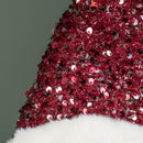 50cm Large Soft Fabric Sitting Snow Girl Christmas Decoration