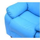 HOMCOM  Children's Recliner storage armchair - Blue