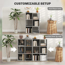 HOMCOM 6-Cube Bookshelf, Display Shelving Unit for Home Office