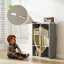 HOMCOM 6-Cube Bookshelf, Display Shelving Unit for Home Office