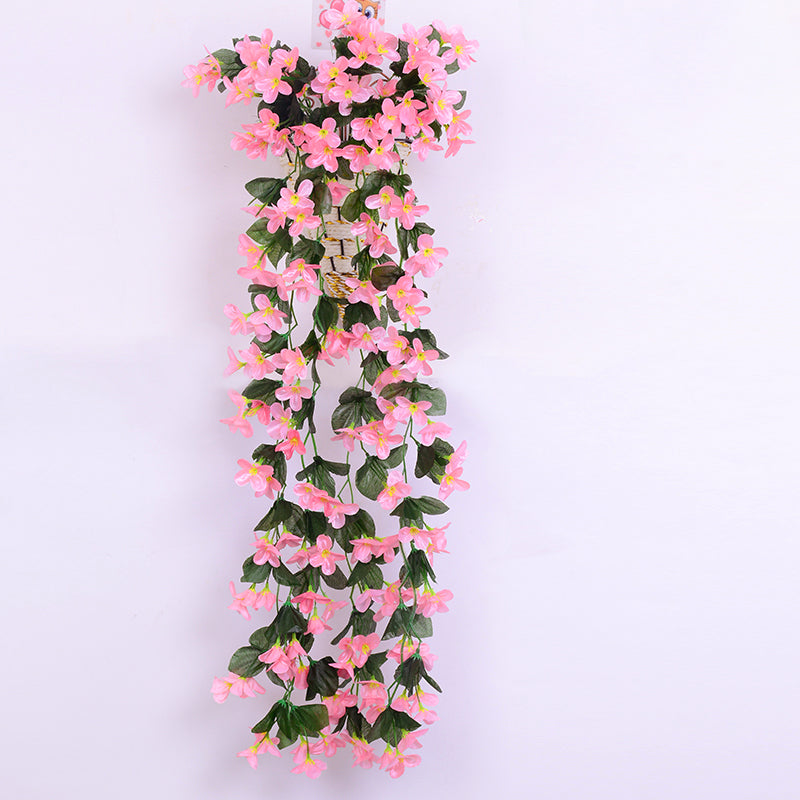Lifeideas Wall Hanging Faux Violet Garland