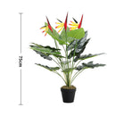 Breeins 75cm Artificial Potted Bird Of Paradise Palm Tree