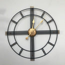 Lifeideas Oversized Decorative Cut Out Metal Wall Clock