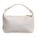 Modishion Elegant Woven Faux-Leather Shoulder Bag
