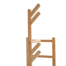 Lifeideas Bamboo Coat Rack Stand Coat Standing Tree for Entryway Bedroom Office