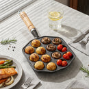 Breeins 14-Hole Cast Iron Takoyaki Pan