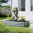 Breeins Outdoor Galvanized Steel Garden Bed