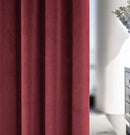 Velvet, Supersoft, 100% Blackout, Thermal (SINGLE) Door Curtain with Tape Top
