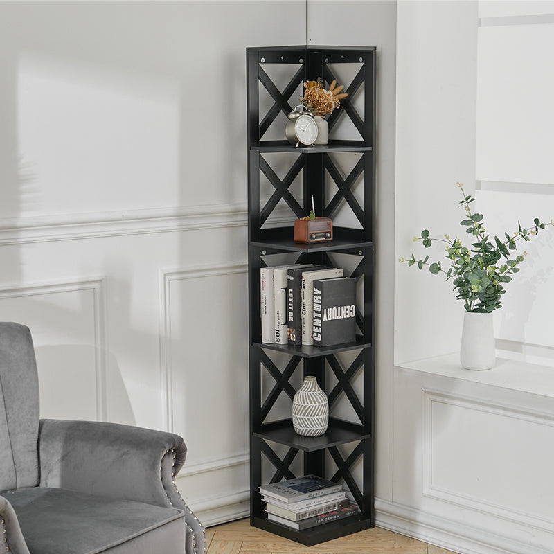 Livingandhome Freestanding 5-Tier Display Rack