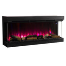 Livingandhome 50inch 3-Sided Smart Electric Fireplace