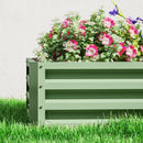 Outsunny Raised Garden Bed Elevated Planter Box for Flowers Light Green
