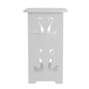 Livingandhome Modern 2-Tier Small Side Table