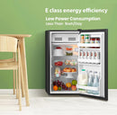 Comfee Black 93L Under Counter Fridge with 3 Glass Shelves