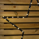 60cm Light up Dewdrop Metal Christmas Star with Garden Stake & Warm White LEDs