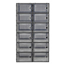 Cottonfy UK 12x Stackable Shoe Storage Box Organiser