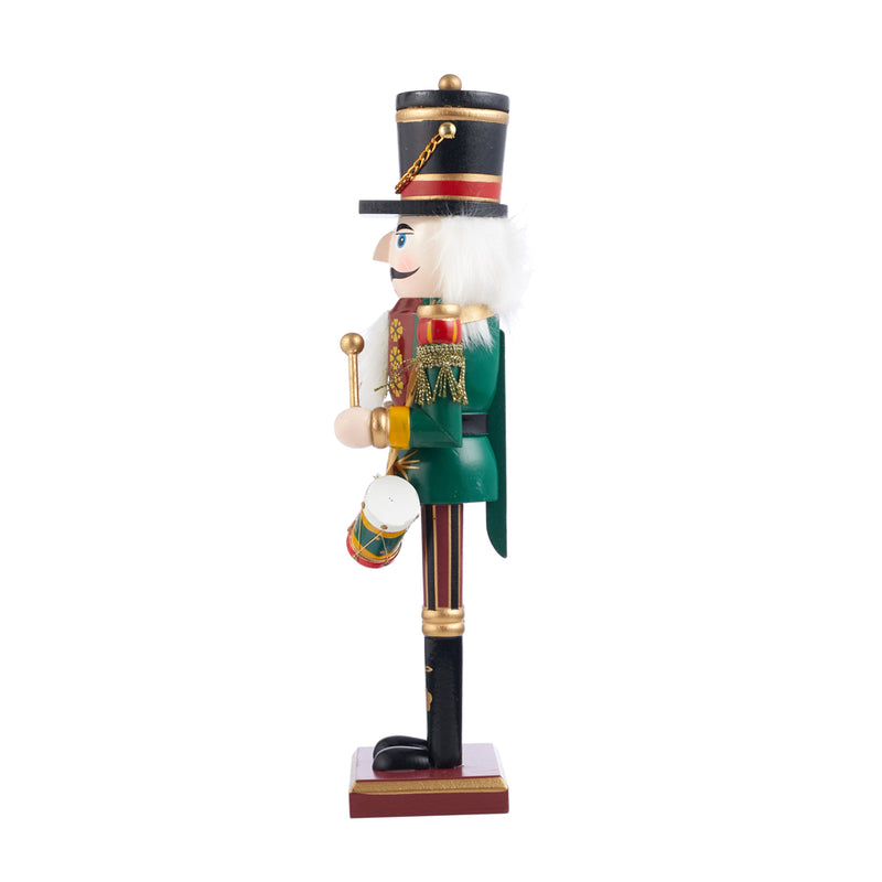 Lifeideas Wooden Nutcracker Soldier Figurine Christmas Ornament