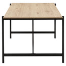 Livingandhome Wooden 4-Seater Dining Table