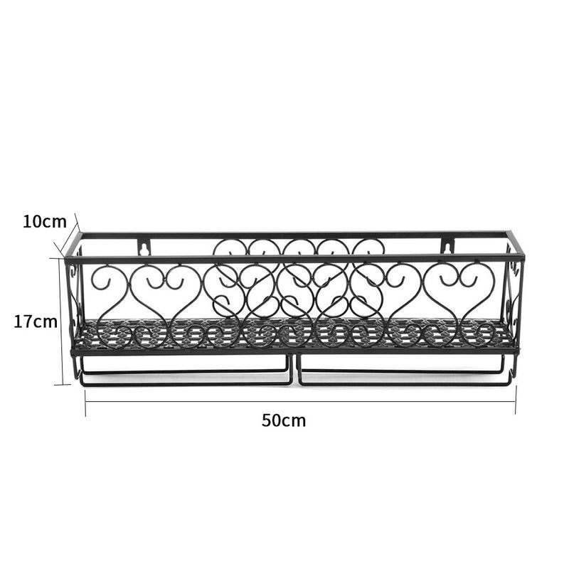Lifeideas Elegant Wall-Mounted Wine Glass Rack