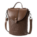 Modishion PU Leather Bucket Bag Crossbody Bag with Adjustable Strap