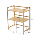 Lifeideas Wooden Spice Rack Organizer with Hooks