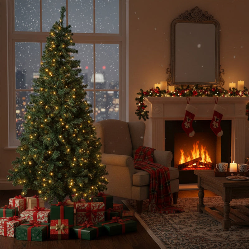 Lifeideas Artificial Christmas Tree with Sturdy Metal Stand