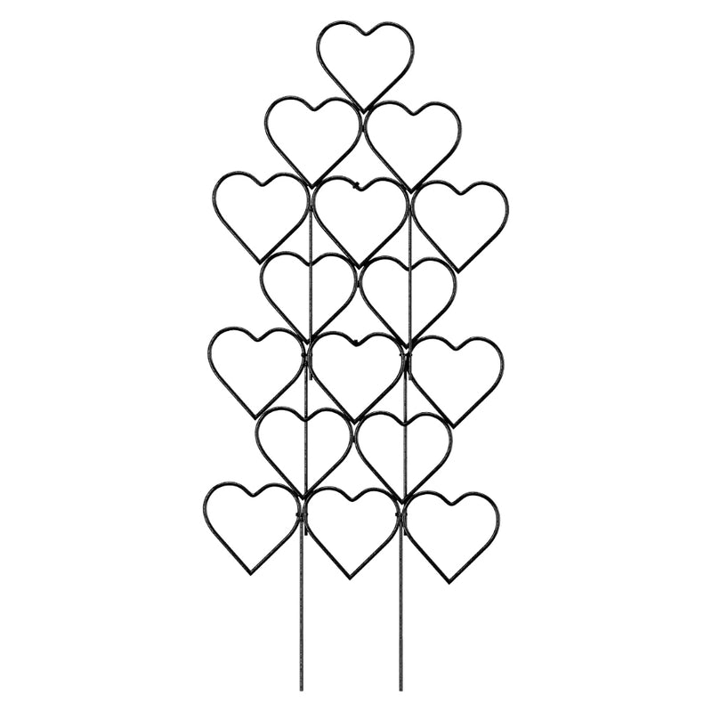 Breeins 3Pcs Heart-Shaped Stackable Plant Climbing Trellises