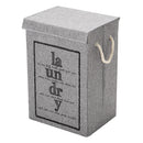 Lifeideas Foldable Home Laundry Baskets Laundry Hamper with Lid and Rope Handles