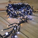 720 LED 9.3m Premier Clusterbrights Indoor Outdoor Multifunction Mains Operated Christmas Cluster Lights with Timer in Cool & Warm White Mix