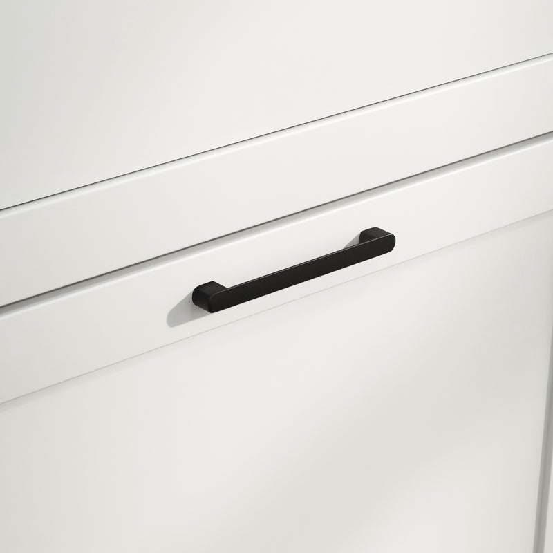 HOMCOM Modern Shoe Cabinet with 2 Flip Drawers and Adjustable Shelves, White