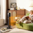 HOMCOM Ceramic Electric Heater, 2000W Fan Space Heater, Black
