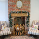 270cm X 25cm Samuel Alexander Frosted Glacier Christmas Garland With Pine Cones