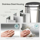 HOMCOM 42L Sensor Bin, Stainless Steel Kitchen Bin With Automatic Close