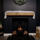 2m x 10cm Festive Tinsel Garland Christmas Tree Decoration Iridescent White