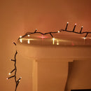 25m 1000 LED TreeBrights Christmas String Lights with Timer in Red & Vintage Gold