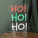 29cm Light Up Hanging Or Freestanding Christmas Ho Ho Ho Neon Sign