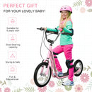 HOMCOM Teen Stunt Scooter for 5+ Years-  Pink
