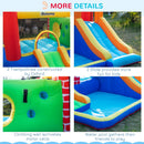 Outsunny Bouncy Castle with Pool and Slides - Extra Large