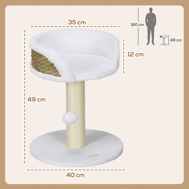 PawHut Cat Tree Tower Activity Centre with Scratching Posts