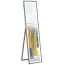HOMCOM Dimming Full Length Mirror w/ Lights Standing Leaning Wall Mount