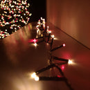 12.5m 500 LED TreeBrights Christmas String Lights with Timer in Red & Vintage Gold