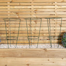 Tom Chambers Urban Green Conical Garden Plant Support Ring 30cm -  Medium