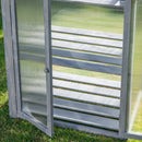 1.2m x 0.69m Small Grey Wooden Mini Greenhouse Cold Frame