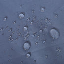 Outsunny Garden Daybed With Cushions - Grey With Grey Blue Cushions