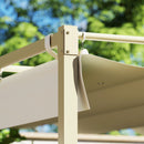Outsunny 3 X 3(m) Garden Pergola With Retractable Roof, UPF30+