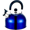 2 Litre Stainless Steel Whistling Kettle (Blue)