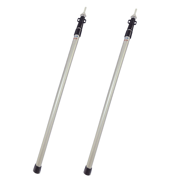 2 pcs Aluminium Telescopic Canopy Poles 230cm